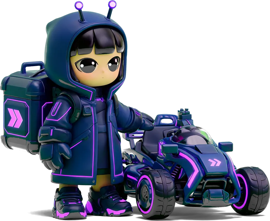 Moth with their kart